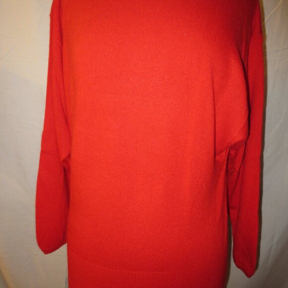 Vintage Daniel Caron Women's 100% Cashmere Sweater - Red - Large - New w/ Tags - Picture 1 of 5